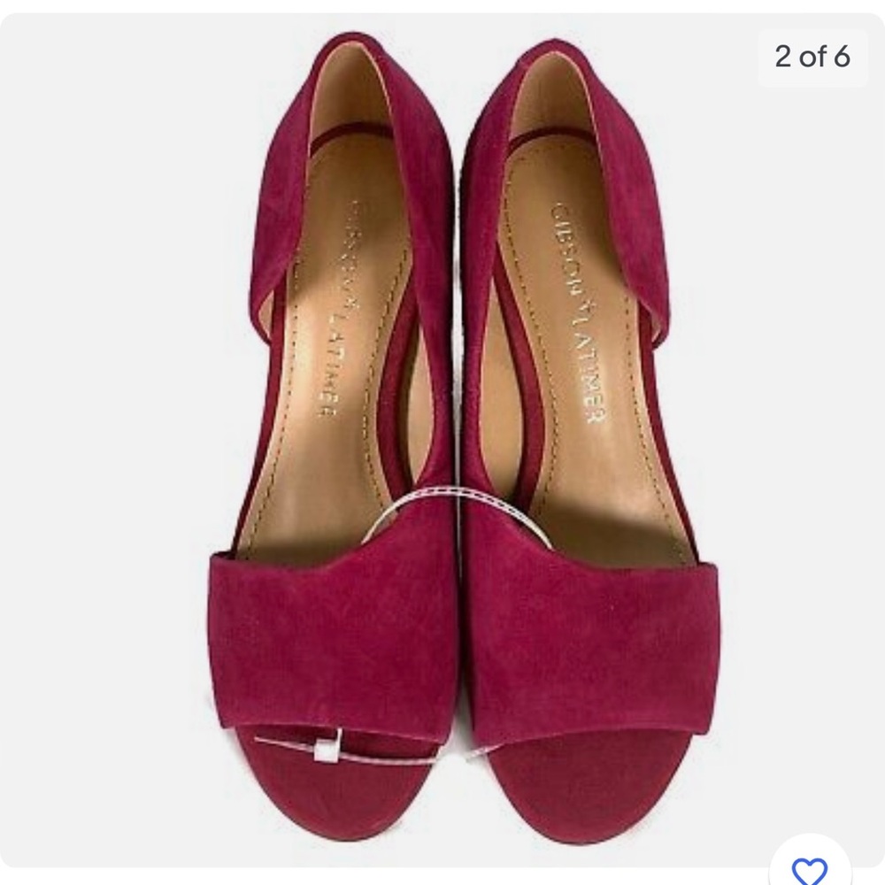 Gibson Latimer , suede, heels .
